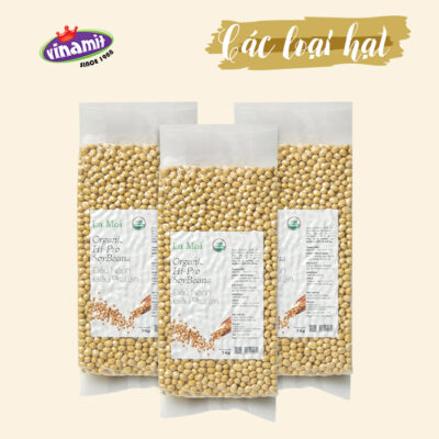 Đậu Nành Hữu Cơ Giàu Protein 1 kg
